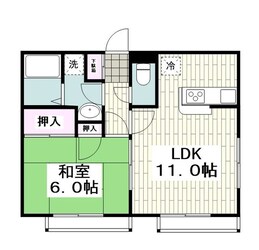 ヒルコートの物件間取画像